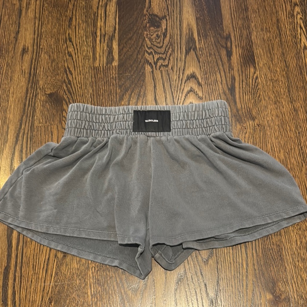 Talentless Women’s Boxing Shorts - Steel Grey